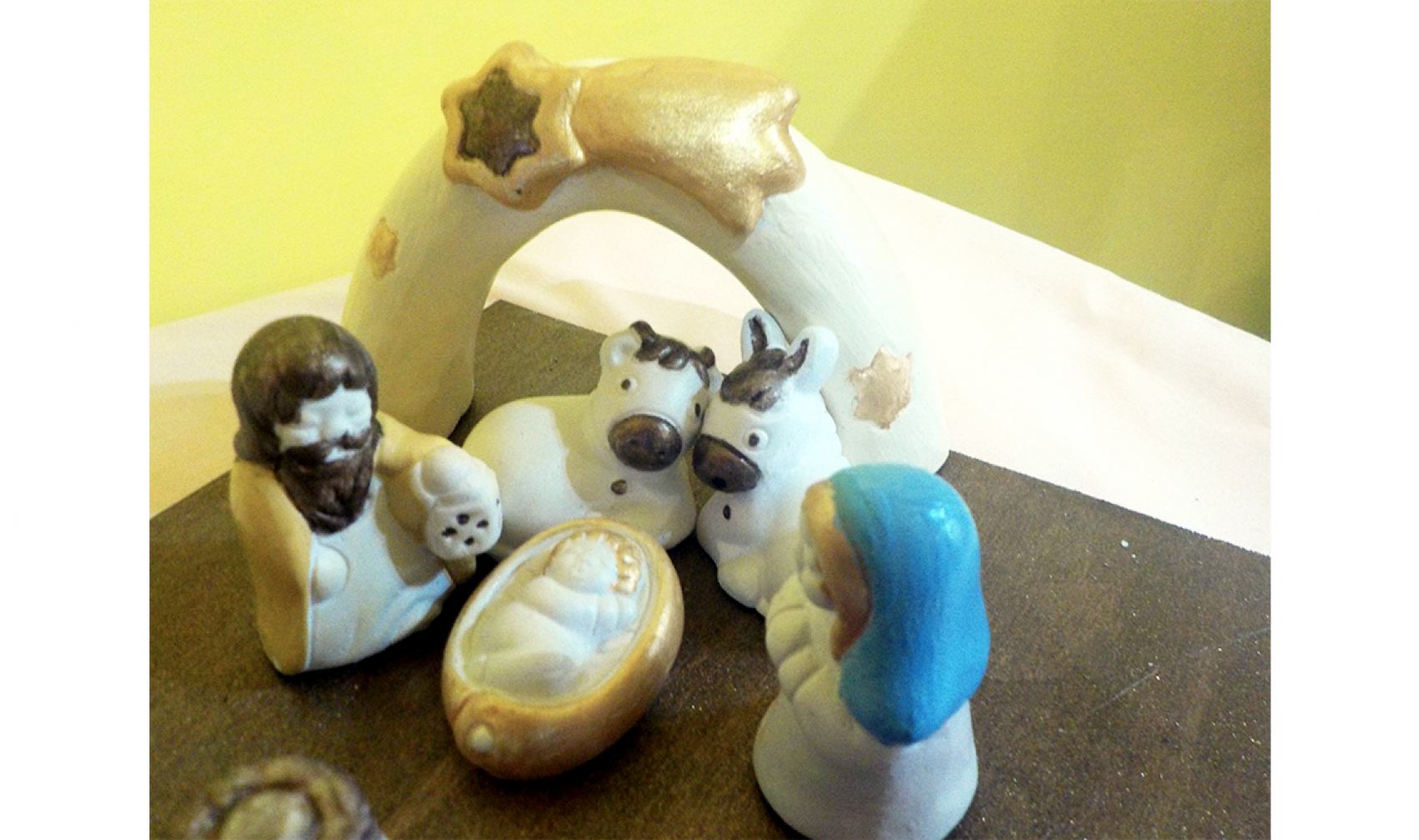 Presepe in gesso